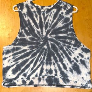 Free People Movement love tie die tank top